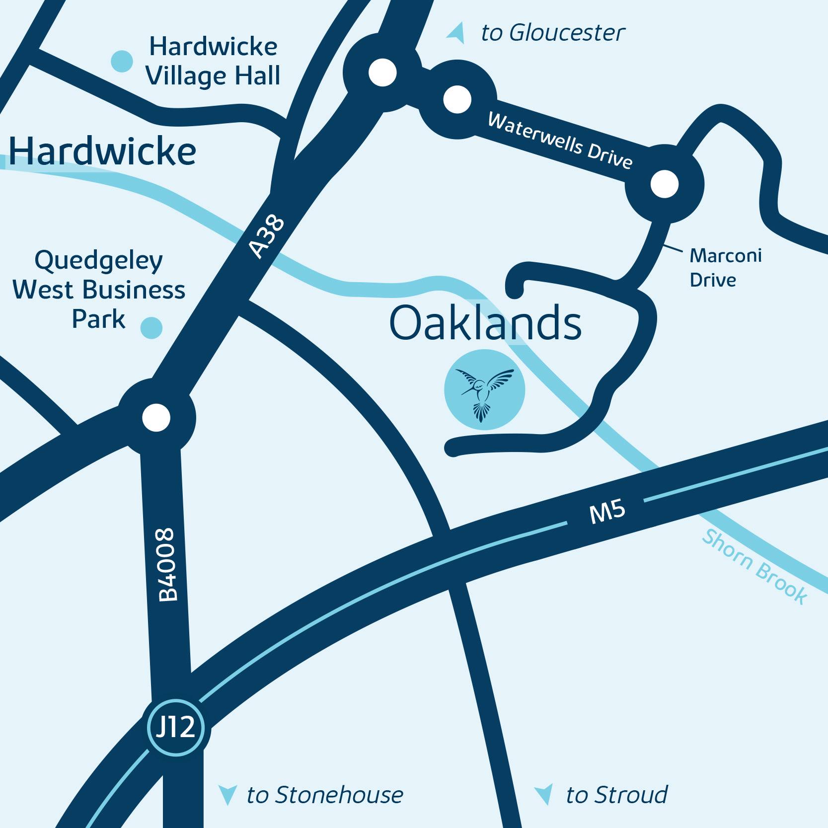 Development map for oaklands